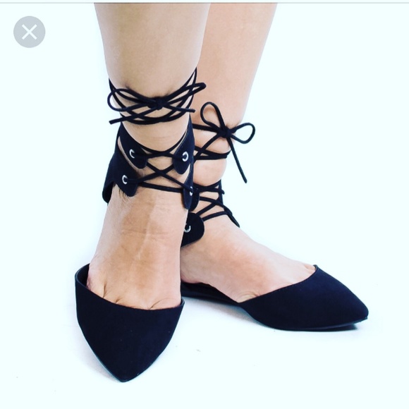 Breckelles Shoes - Breckelle's Flat Gladiator Lace Ups